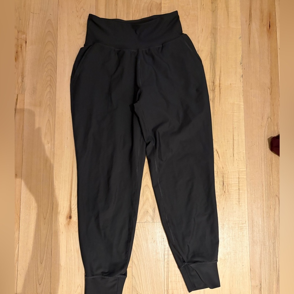 Old Navy Black High-Waist Track Joggers